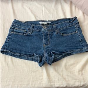 Denim shorts